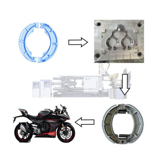 motosiklet fren balatası döküm makinesi