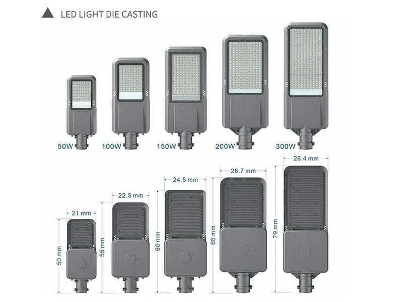 LED sokak lambası muhafazası yapmak için döküm makinesi