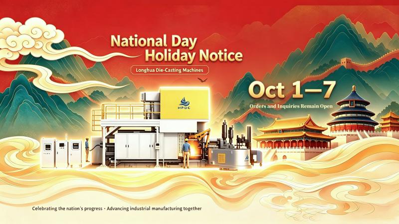 Ulusal Gün Tatili Duyurusu 2026 | Longhua Die Casting Machine