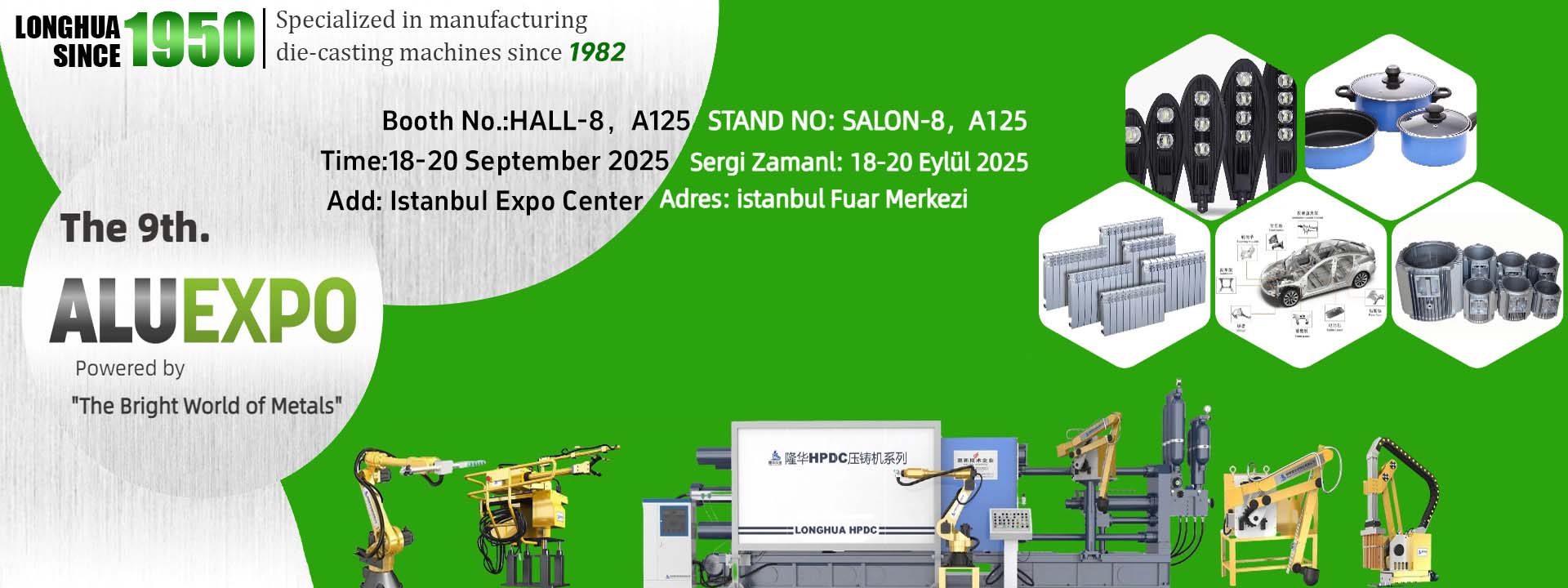 9. Türkiye Uluslararası Alüminyum Endüstrisi Fuarı (Aluexpo) 2025 başarıyla açıldı！ Tebrikler!